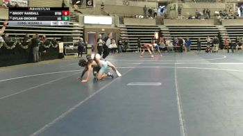 133 Championship Bracket Cons. Round 4 - Dylan Groess, Albert Lea vs Brody Randall, Watertown