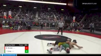 2A-126 lbs 3rd Place Match - Trenten Gray, Moorcroft vs Nathaniel Boreen, Greybull/Riverside