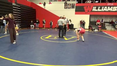 170 lbs Cons. Round 2 - Tara Crowley, Center Point-Urbana vs Grady Woods, Williamsburg