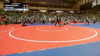 55 lbs Cons. Round 2 - Sebastian Mowrey, Spartan Wrestling Academy vs Luke Fisher, Texarkana Wrestling Club