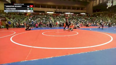 55 lbs Cons. Round 2 - Sebastian Mowrey, Spartan Wrestling Academy vs Luke Fisher, Texarkana Wrestling Club