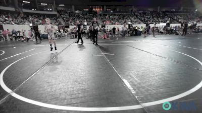 58 lbs Round Of 32 - Bennett Grose, Ponca City Wildcat Wrestling vs Kaden Decker, Mojo Grappling Academy