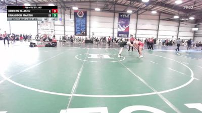 220 lbs Consi Of 32 #2 - Xerxes Ellison, AL vs Drayston Martin, OH