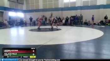 195 lbs Round 3 (4 Team) - Jayden Azcona, Hobart vs Malachi Mills, Carmel