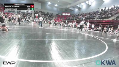 40 lbs Consi Of 8 #2 - Weston Atkinson, Honey Badgers Wrestling Club vs August Phang, Sperry Wrestling Club
