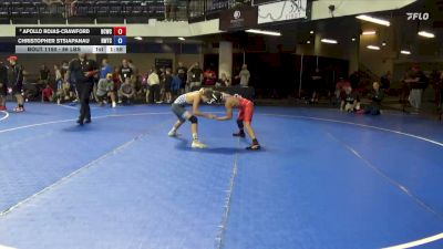 98 lbs Cons. Quarters - Apollo Rojas-Crawford, Bear Cave Wrestling Club vs Christopher Stsiapanau, Roundtree Wrestling Training Center