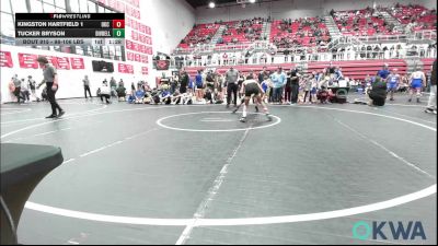 98-106 lbs Rr Rnd 2 - Kingston Hartfield 1, OKC Saints Wrestling vs Tucker Bryson, Division Bell Wrestling