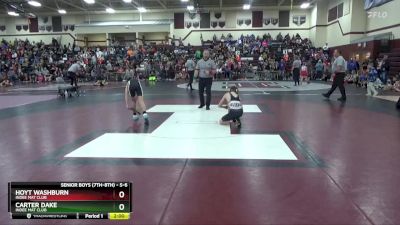 S-6 lbs Cons. Semi - Hoyt Washburn, Indee Mat Club vs Carter Dake, Indee Mat Club