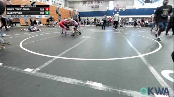 90 lbs Consolation - James "Tres" Gibbs, Team Guthrie Wrestling vs Lane Voyles, Standfast