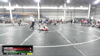 95 lbs Cons. Round 5 - Lane Howe, Homedale Middle School vs Bryan Patrick, Lakeland Wrestling Club