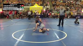 76 lbs Cons. Round 3 - Brayden Asimakopoulos NE3, Battle Born vs Dallas Frank C3, Suicide Squad