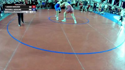 285 lbs Champ. Round 2 - Asher Sheldon, Batavia Wrestling Club vs Maxwell Azzaline, Iowa