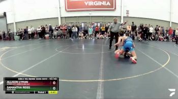 112-119 lbs Quarterfinal - Allison Lyman, River City Wrestling LLC vs Samantha Reiss, New Kent