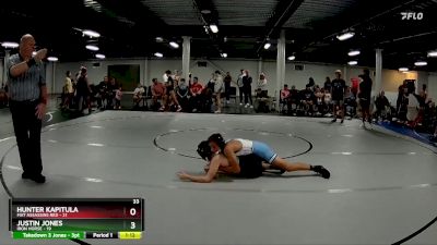 110 lbs Round 6 (8 Team) - Justin Jones, Iron Horse vs Hunter Kapitula, Mat Assassins Red