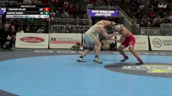 190 lbs Champ. Round 1 - Ceasar Salas, Crown Point vs Austin Parks, Northridge