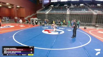 83 lbs 5th Place Match - Kyson Haskell, Moorcroft Mat Masters Wrestling Club vs Brayson Brummond, Windy City Wrestlers