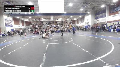 138 lbs Cons. Round 3 - Sergio Escobedo, Bishop Amat vs Elben Rodriguez, La Mirada