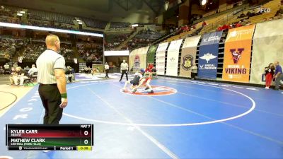 144 Class 2 lbs Cons. Round 1 - Mathew Clark, Central (Park Hills) vs Kyler Carr, Mexico