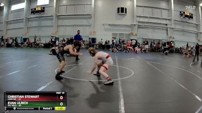 130 lbs Round 7 (8 Team) - Evan Ulrich, WV Wild vs Christian Stewart, Lake WC