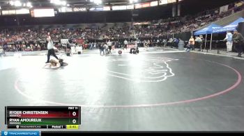 113 lbs Cons. Round 3 - Ryan Amoureux, Meridian vs Ryder Christensen, Wasatch