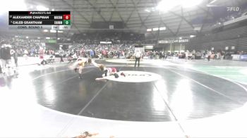 Boys 3A 138 lbs Cons. Round 5 - Caleb Grantham, Enumclaw vs Alexander Chapman, Mercer Island