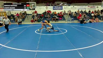 132 lbs Round 3 (3 Team) - Joseph Madrid, Coolidge High School vs Enrique Martinez, Ironwood Ridge High School
