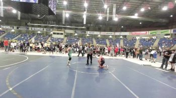 122 lbs Quarterfinal - Eli Ness, Team Braves WC vs Archer Bates, Aurora WC