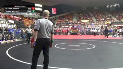 132 lbs 3rd Place Match - Kaiden Powell, Paola Hs vs Owen Suttles, Winfield