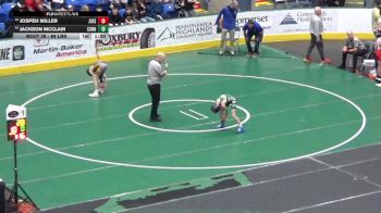89 lbs Round Of 64 - Jospeh Miller, Jersey Shore vs Jackson McClain, Connellsville