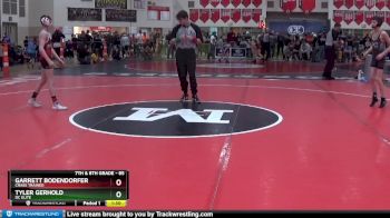 85 lbs Quarterfinal - Tyler Gerhold, DC Elite vs Garrett Bodendorfer, Crass Trained