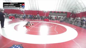 145 lbs Semifinal - Sydney Turner, Team Nazar Training Center vs Olivia Hofrichter, Antigo Wrestling Club