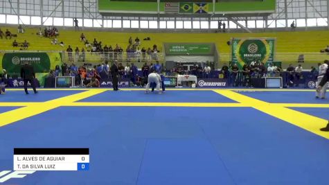 LEONARDO ALVES DE AGUIAR vs TIAGO DA SILVA LUIZ 2023 Brasileiro Jiu-Jitsu IBJJF