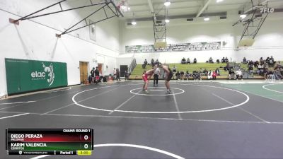 174 lbs Quarterfinal - Jayden Bush, USC vs Steven Ceja, Rio Hondo