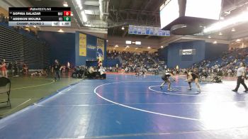 110 lbs Champ. Round 3 - ADDISON MOLINA, Kellam vs Sophia Salazar, Morris Hills
