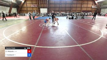 126A lbs Quarterfinal - Gregory Walpole, Long Beach High School vs Talan Hubbard, Pit Crew