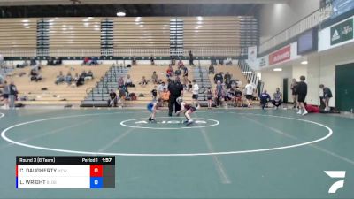 60 lbs Round 3 (6 Team) - LEIGHTON WRIGHT, BROWNSBURG/LEGENDS OF GOLD vs COLTON DAUGHERTY, MAURER COUGHLIN WRESTLING CLUB