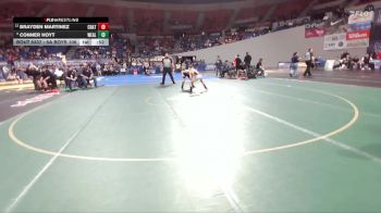 5A Boys 106 lbs Cons. Semi - Brayden Martinez, Crater Boys vs Conner Hoyt, West Albany Boys