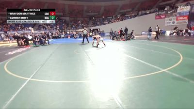 5A Boys 106 lbs Cons. Semi - Brayden Martinez, Crater Boys vs Conner Hoyt, West Albany Boys