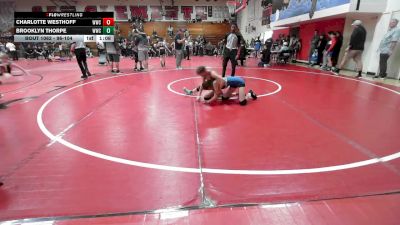 96-104 lbs Round 3 - Brooklyn Thorpe, Wrightwood Wrestling Club vs Charlotte Westhoff, Wrightwood Wrestling Club