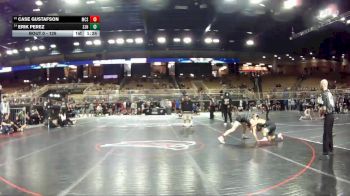 126 lbs Quarterfinal - Erik Perez, St. John Neumann vs Case Gustafson, Miami Christian School