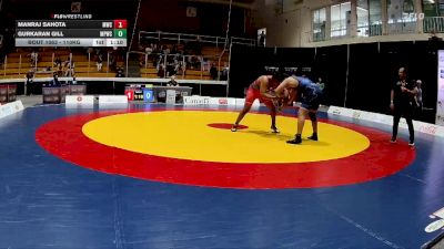 110kg Round 2 - Manraj Sahota, Matmen Wrestling Club vs Gurkaran Gill, Miri Piri Wrestling Club
