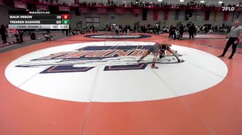 133 lbs Cons. Round 2 - Trenden Bashore, Olivet vs Malik DeBow, Coe