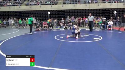 82 lbs Consi Of 8 #1 - Kameron Rohaly, Pittsburgh vs Isaiah Mowrey, Montgomery