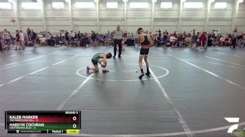 76 lbs Round 5 (6 Team) - Kaleb Marker, The Wrestling Mill vs Haedyn Cochran, Contenders Blue