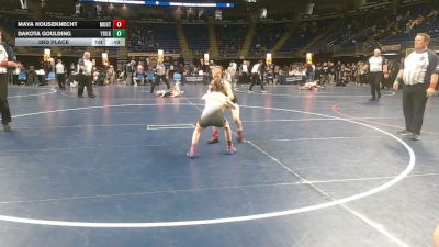 68 lbs 3rd Place - Maya Houseknecht, Montgomery vs Dakota Goulding, Yough