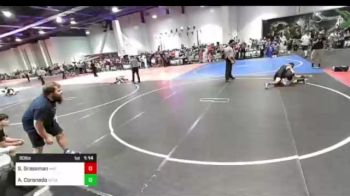 90 lbs Semifinal - Sam Grassman, Mat Demon WC vs Abraham Coronado, Nevada Elite