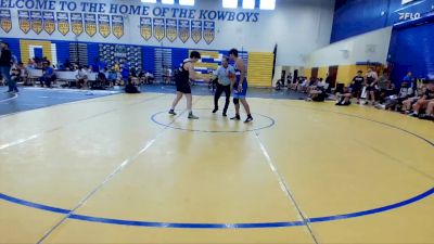 190 lbs Round 3 (8 Team) - Joshua Calderon, SOWA /HWC vs Ricky Herman, The Outsiders