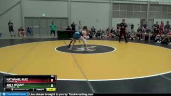 132 lbs Round 4 (6 Team) - Nathaniel Ruiz, Texas B vs Joey Woody, Arkansas