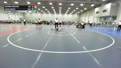 80 lbs Rr Rnd 1 - Hayden Shaffer, CTWHALE Humpback - EL vs Jayce Pruitt, Gold Standard Black - EL