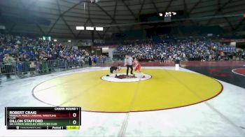 84 lbs Champ. Round 1 - Dillon Stafford, Gig Harbor Grizzlies Wrestling Club vs Robert Craig, Franklin Pierce Cardinal Wrestling Club